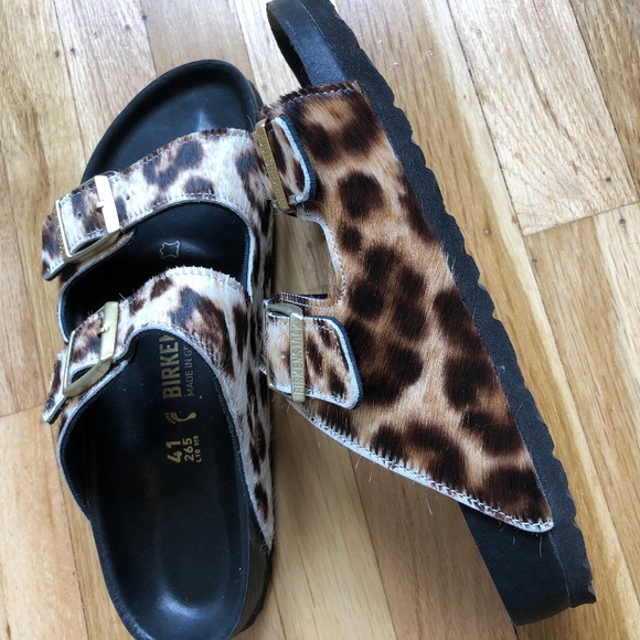 Birkenstock Shoes | Arizona Limited Edition Leopard | Poshmark